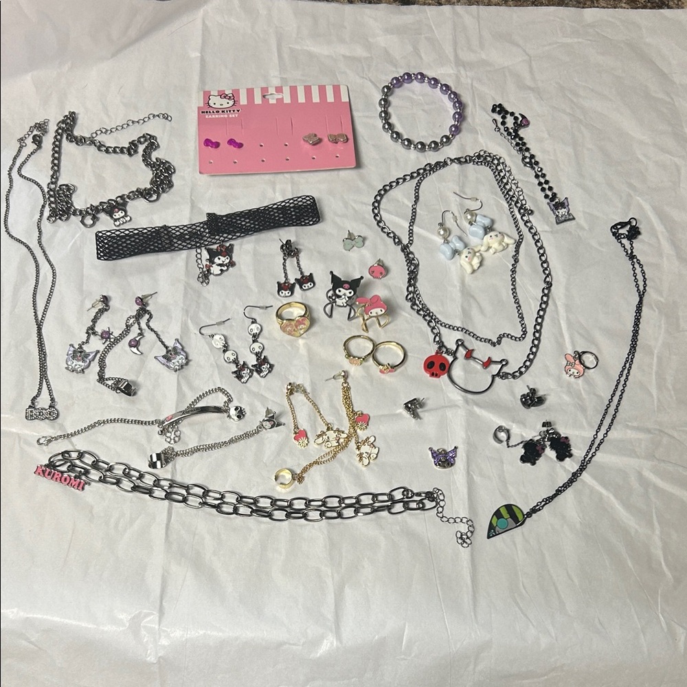 Jewelry Lot (Mostly Sanrio) - Picture 1 of 10